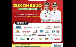 Siapkan Lamaran! Disperinaker Sukoharjo Segera Adakan Job Fair Virtual