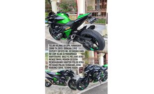 Motor Kawasaki Z800 Rp200 Juta Raib Dijajal Calon Pembeli di Kartasura