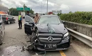 Polisi Akan Tetapkan Tersangka Tabrakan di Tol karena Mercy Lawan Arus