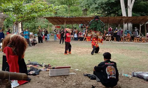 Semarak, 8 Desa di Kawasan Sangiran Buka Pasar Budaya Bersamaan