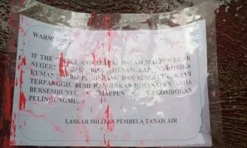 Polisi: Ledakan di Rumah Ortu Veronica Koman dari Petasan