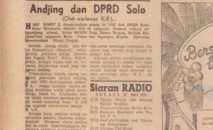 Pada 1951 Seekor Anjing di Kota Solo Kena Pajak Rp5