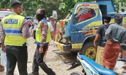 Adu Banteng Bus dan Truk di Bangkalan, 1 Orang Meninggal