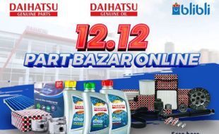 Ada Diskon Spare Part hingga 90% di Bazar Online Daihatsu