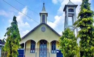 Unik! Gereja Tua di Grobogan Ini Dibuat dari Kayu Tanpa Paku