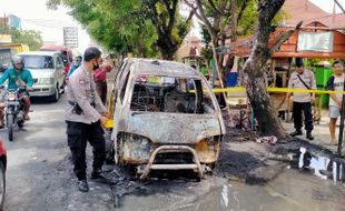 Espass Angkut BBM Kobong di Karanganyar, 1 Penumpang Alami Luka Bakar