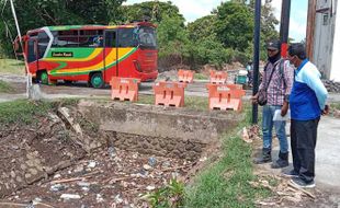 Jembatan Kali Mubeng di Timur PG Tasikmadu Karanganyar akan Dibongkar