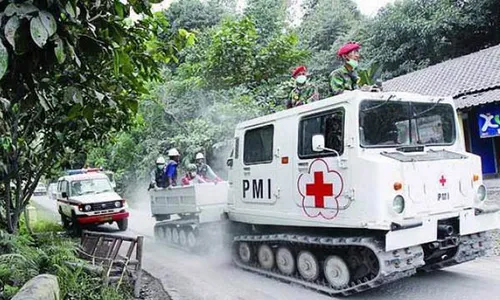 Hagglund PMI Bantu Evakuasi Erupsi Semeru, Tahan Hingga 60 ºC