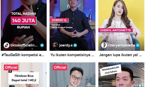 Rekomendasi 5 Akun Tiktok yang Bermanfaat Buat Kamu, Cek di Sini