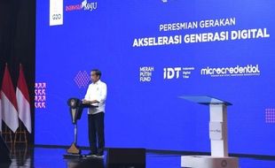 Jokowi Ingatkan Kue Digital Jangan Diambil Orang Lain