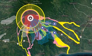 Cekposisi, Cara Cari Tempat Aman dari Erupsi Gunung Semeru