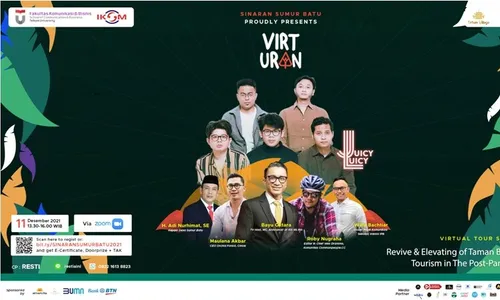 Angkat Potensi Wisata di Webinar Virturan Telkom