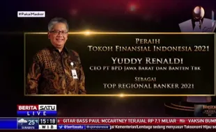 Direktur Utama Bank BJB Dinobatkan Jadi Top Regional Banker 2021