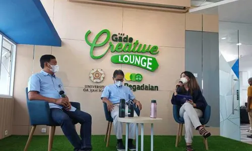 Asyiknya, Perpustakaan UGM Punya Creative Lounge, Ada Lapangan Golfnya