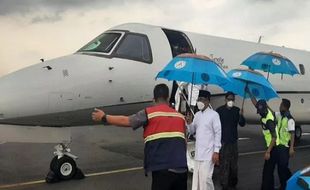 Ke Lokasi Muktamar NU, Gus Yahya Naik Jet Pribadi?