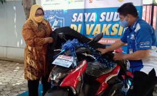 Dinkes Sragen Gelar Vaksinasi di 10 Desa Berhadiah Motor Lur