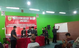 Menangi Pilkades Antarwaktu, Srinoto Jadi Kades Gedangan Sukoharjo