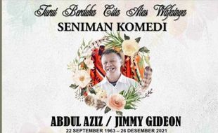 Kronologi Jimmy Gideon Meninggal Dunia, Sempat Jatuh dan Pingsan