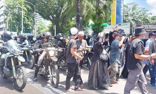 Peserta Reuni 212 di Jakarta Dibubarkan Polisi