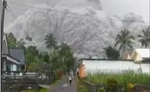 Seluruh Rumah Warga di Satu Dusun Hancur Akibat Erupsi Gunung Semeru