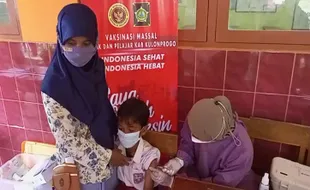 Vaksinasi Covid-19 untuk Anak di Kulonprogo Mencapai 34,51 Persen