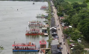 Naik Perahu, Speed Boat, & Skuter Listrik Rawa Jombor, Segini Tarifnya