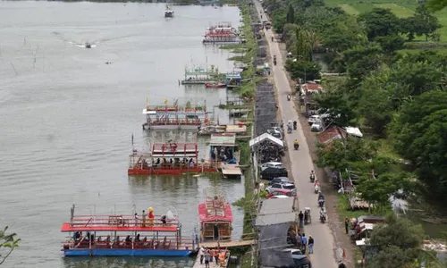 Naik Perahu, Speed Boat, & Skuter Listrik Rawa Jombor, Segini Tarifnya