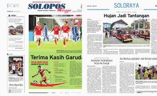 Solopos Hari Ini: Terima Kasih Garuda