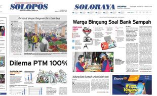 Solopos Hari Ini: Dilema PTM 100%