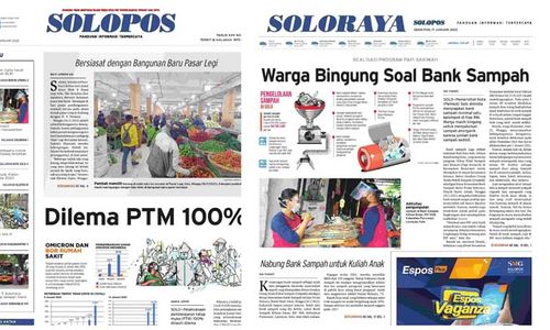 Solopos Hari Ini: Dilema PTM 100%