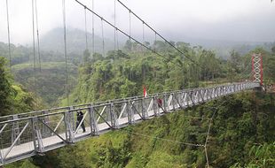 Pekan Ini Jembatan Gantung Girpasang Klaten Segera Diresmikan