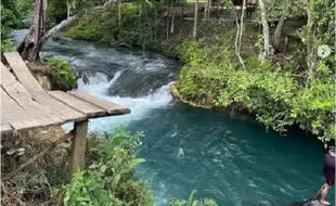 Indahnya Kali Biru Genyem Papua, Asri dan Dapat Lihat Cendrawasih