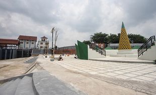 Keren! Ada Taman di Pintu Air Demangan Solo yang Baru, Ini Wujudnya