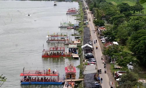 Warung Apung Rowo Jombor Klaten Hilang, Ini Deretan Wahana Pengganti