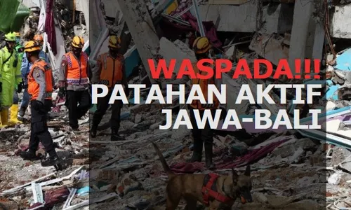 Waspada! Patahan Aktif di Jawa-Bali Ini Berpotensi Memicu Gempa Bumi