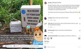 Sempat Hilang Dicuri, Alat Pemantau Gunung Sumbing Dikembalikan