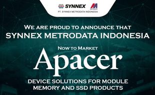 Jadi Distributor Apacer, PT Synnex Metrodata Perkuat Produk Gaming