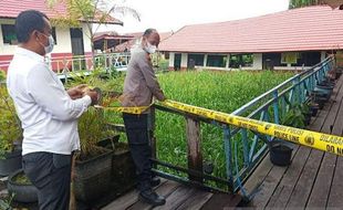 Bangunan Sekolah Ambruk, Polisi Turun Tangan