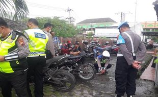 Gunakan Knalpot Brong, Ratusan Motor di Jateng Disita Polisi