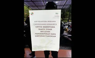 KSP Sejahtera Bersama Solo Lagi-Lagi Gagal Bayar Simpanan Anggota