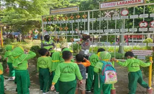 Sulap Meriahkan Edukasi Anak-Anak Sukoharjo terkait Aturan Lalu Lintas