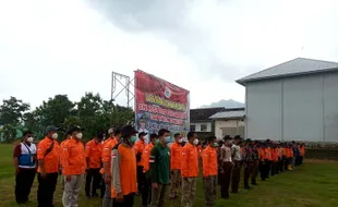 Forum Relawan Selogiri Gelar Latihan Gabungan Antisipasi Bencana