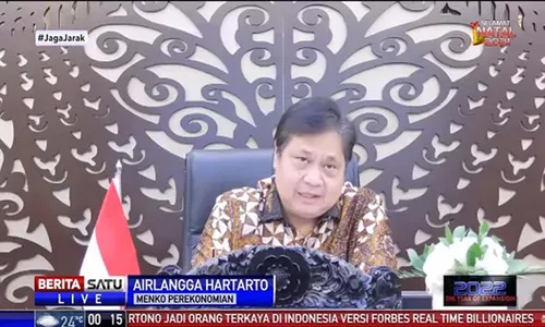 Menko Airlangga: Indikator Pemulihan Ekonomi Beri Sinyal Sangat Baik