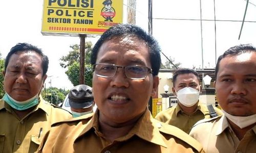 Beri Dukungan IWK, Sekdes se-Kecamatan Tanon Sragen Datangi Polsek