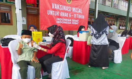 BIN Jawa Tengah Terjun ke Tujuh SD Sragen untuk Vaksinasi Dosis Kedua