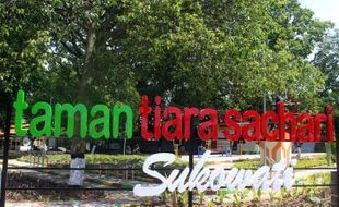 Tak Lagi Kumuh, Taman Tiara Sachari Sukowati Sragen Kini Lebih Cantik