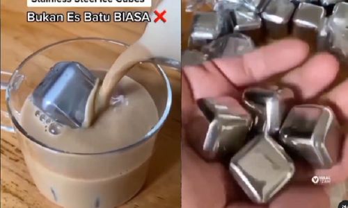 Unik! Ada Es Balok Tak Bisa Cair, Segini Harganya