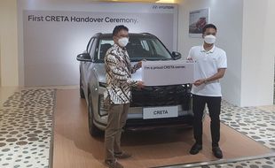 Anthony Ginting Jadi Pelanggan Pertama Mobil Anti Maling Hyundai Creta