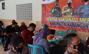 Polres Karanganyar Gelar Vaksinasi Covid-19 Moderna, Stok Terbatas