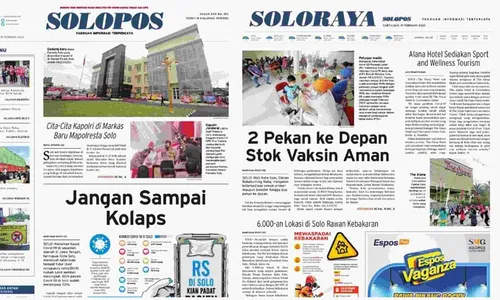 Solopos Hari Ini: Jangan Sampai Kolaps